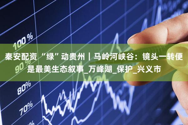 秦安配资 “绿”动贵州｜马岭河峡谷：镜头一转便是最美生态叙事_万峰湖_保护_兴义市