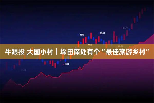 牛跟投 大国小村｜垛田深处有个“最佳旅游乡村”